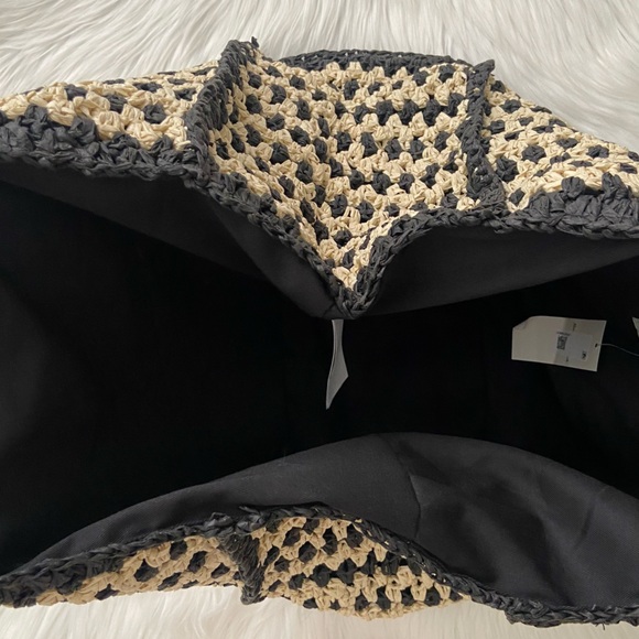 straw packable tote bag - Picture 5 of 6